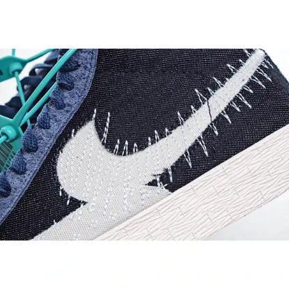 Picture of NIKE BLAZER MID SB'SASHIKO PACK --MYSTIC NAVY'