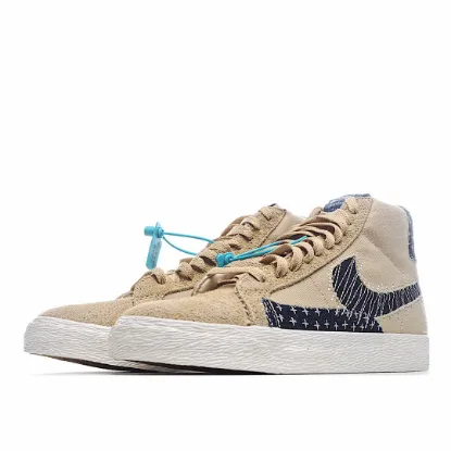 Picture of NIKE BLAZER MID SB'SASHIKO PACK --SESAME'