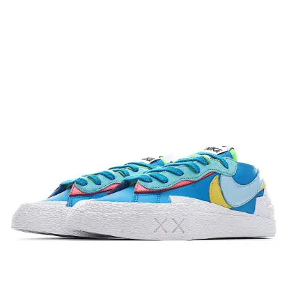 Picture of NIKE KAWS X SACAI X BLAZER LOW 'NEPTUNE BLUE'