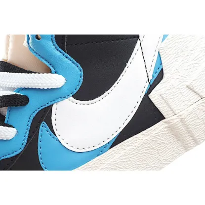 Picture of NIKE SACAI X BLAZER MID 'BLACK BLUE'