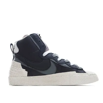 Picture of NIKE SACAI X BLAZER MID 'BLACK GREY'