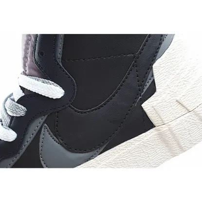 Picture of NIKE SACAI X BLAZER MID 'BLACK GREY'