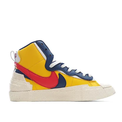 Picture of NIKE SACAI X BLAZER MID 'MAIZE NAVY'