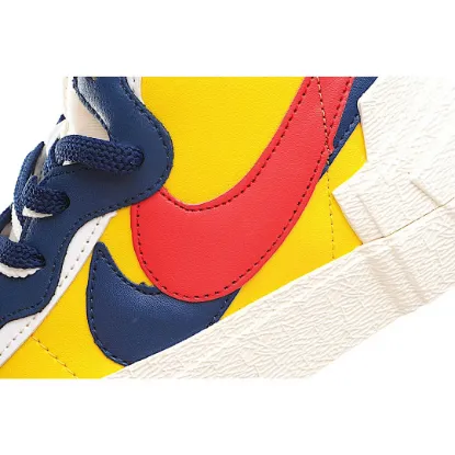 Picture of NIKE SACAI X BLAZER MID 'MAIZE NAVY'