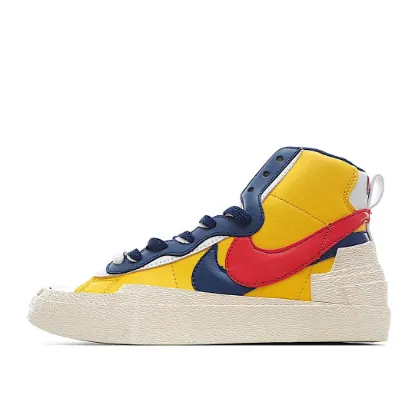 Picture of NIKE SACAI X BLAZER MID 'MAIZE NAVY'