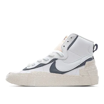 Picture of NIKE SACAI X BLAZER MID 'WHITE GREY'