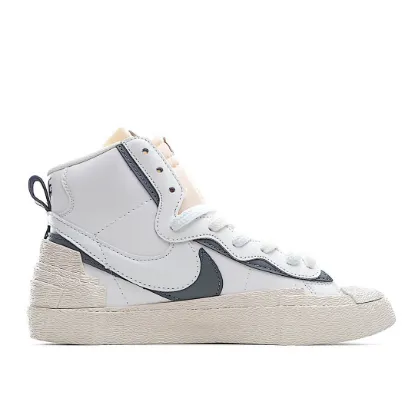 Picture of NIKE SACAI X BLAZER MID 'WHITE GREY'