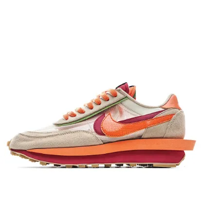 Picture of NIKE SACAI X CLOT X LDWAFFLE 'NET ORANGE BLAZE'