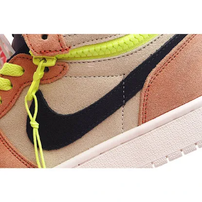 Picture of Air Jordan 1 High Switch 'Pink Volt'