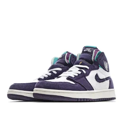 Picture of Air Jordan 1 High Zoom Comfort White Purple Green AJ1