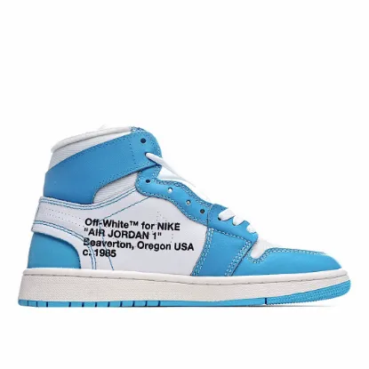 Picture of Air Jordan 1 Retro High OFF-WHITE University Blue UNC THE THE OW