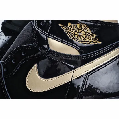 Picture of Air Jordan 1 Retro High OG 'Black Metallic Gold'