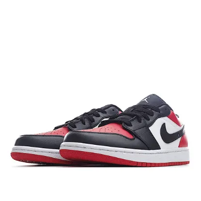 Picture of Air Jordan 1 Low GS 'Bred Toe'