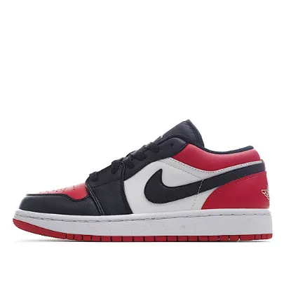 Picture of Air Jordan 1 Low GS 'Bred Toe'