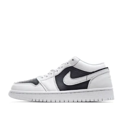 Picture of Air Jordan 1 Low Low Top Retro Culture Basketball Shoes Black And White Panda