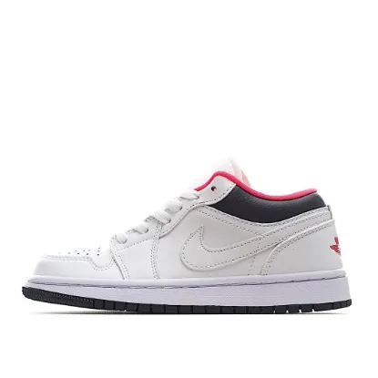 Picture of Air Jordan 1 Low Low Top Retro Culture Basketball Shoes White Black