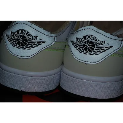 Picture of Air Jordan 1 Low Low Top Retro Culture Basketball Shoes White Green