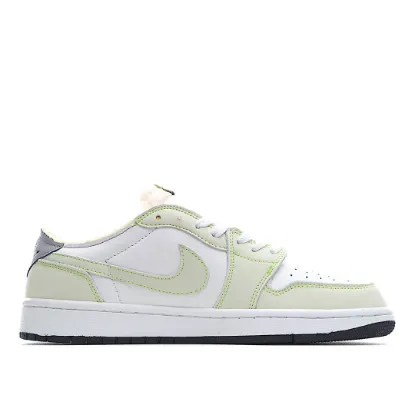 Picture of Air Jordan 1 Low Low Top Retro Culture Basketball Shoes White Green