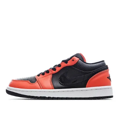 Picture of Air Jordan 1 Low SE 'Black Turf Orange'