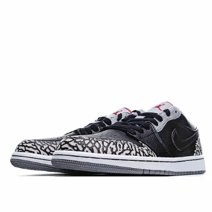 Picture of Air Jordan 1 Phat Low 'Black Cement'