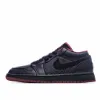 Picture of Air Jordan 1 Retro Low 'Black Silver Red'