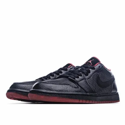 Picture of Air Jordan 1 Retro Low 'Black Silver Red'