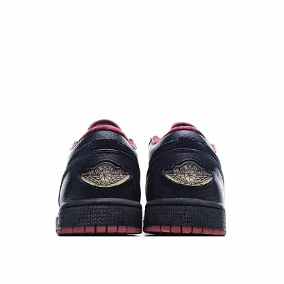 Picture of Air Jordan 1 Retro Low 'Black Silver Red'