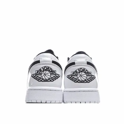 Picture of Nike Air Jordan 1 Low Black & White