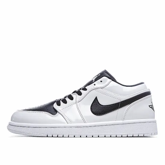 Picture of Nike Air Jordan 1 Low Black & White