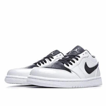 Picture of Nike Air Jordan 1 Low Black & White