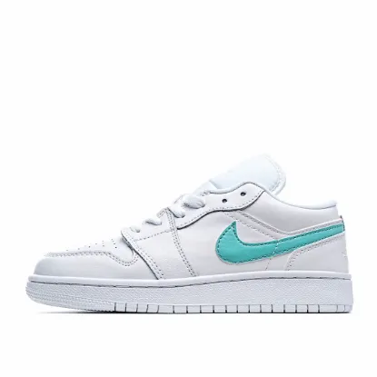 Picture of Nike Air Jordan 1 LowWhite/NeonAJ1 Low Top Classic Retro Culture Casual