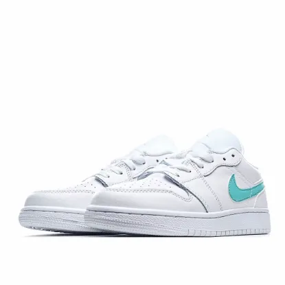 Picture of Nike Air Jordan 1 LowWhite/NeonAJ1 Low Top Classic Retro Culture Casual