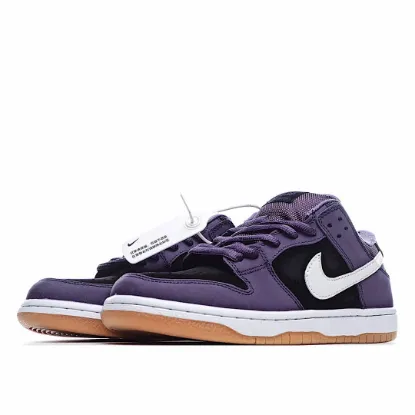 Picture of WMNS Nike SB Dunk Low Pro QS Raw Gum Purple Low Sneakers