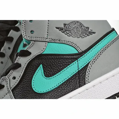 Picture of Air Jordan 1 Mid 'Grey Aqua'