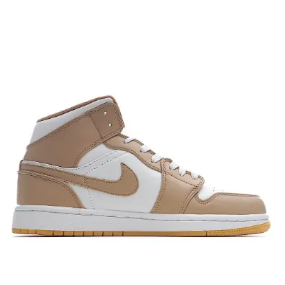 Picture of Air Jordan 1 Mid 'Tan Gum'