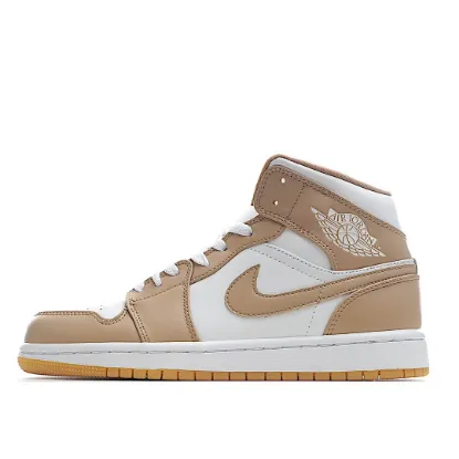 Picture of Air Jordan 1 Mid 'Tan Gum'