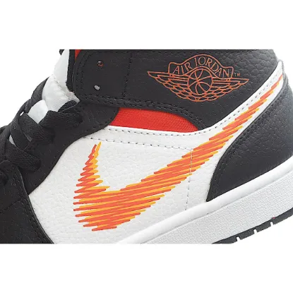 Picture of Air Jordan 1 Mid 'Zig Zag Swoosh'