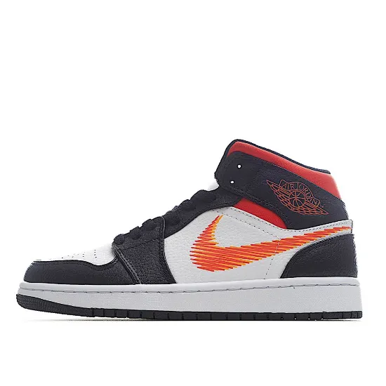 Picture of Air Jordan 1 Mid 'Zig Zag Swoosh'