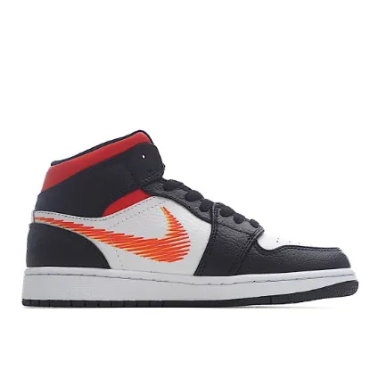 Picture of Air Jordan 1 Mid 'Zig Zag Swoosh'