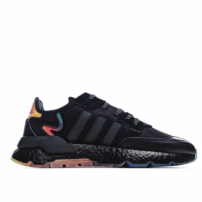 Picture of Adidas Nite Jogger J 'Black Rainbow'