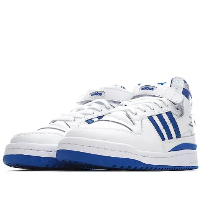 Picture of Adidas Forum Mid Refined 'White Navy'