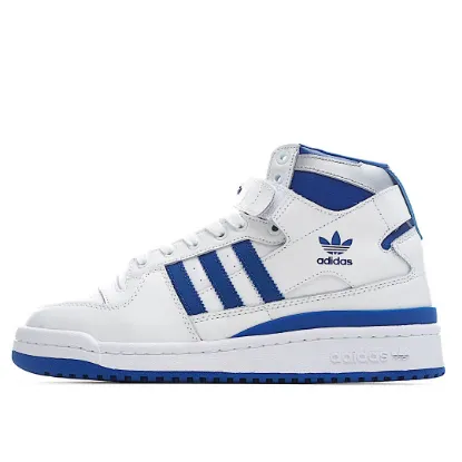 Picture of Adidas Forum Mid Refined 'White Navy'