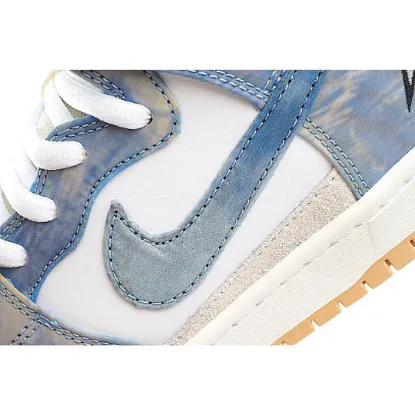 Picture of CARPET COMPANY X NIKE SB DUNK HIGH SB SNEAKERS WHITE & BLUE