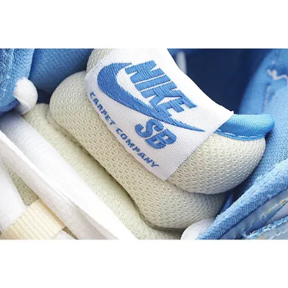 Picture of CARPET COMPANY X NIKE SB DUNK HIGH SB SNEAKERS WHITE & BLUE