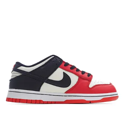 Picture of NBA X NIKE DUNK LOW EMB “CHICAGO” BLACK, WHITE AND RED