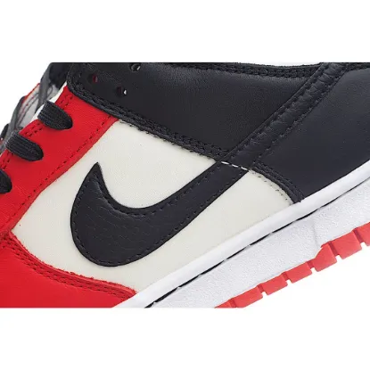 Picture of NBA X NIKE DUNK LOW EMB “CHICAGO” BLACK, WHITE AND RED