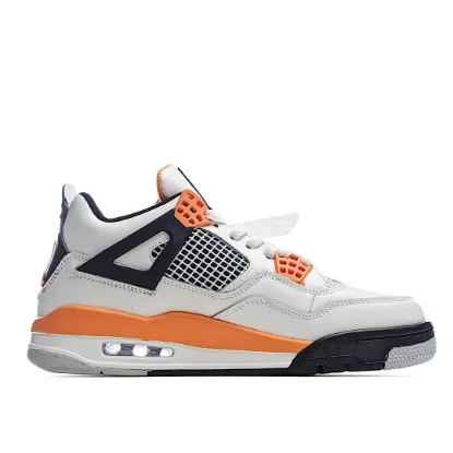 Picture of Air Jordan 4 Line Sand White Black Orange