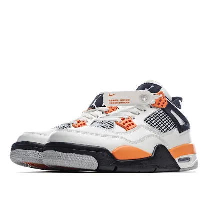 Picture of Air Jordan 4 Line Sand White Black Orange