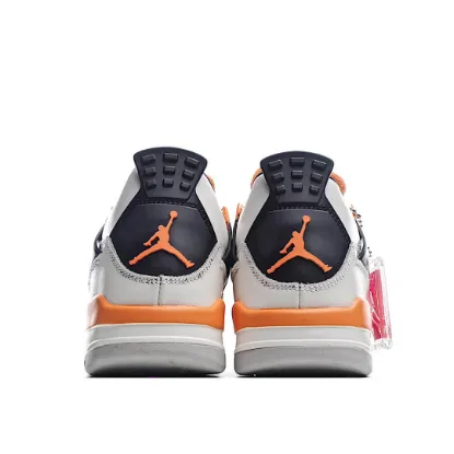 Picture of Air Jordan 4 Line Sand White Black Orange