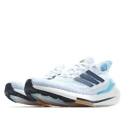 Picture of Adidas UltraBoost 21 'White Clear Blue'